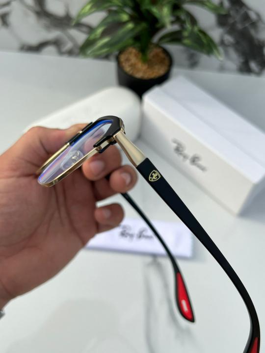 Ray Ban Clear Gold Black For Daily Causal Evergreen UV Protected For Unisex.