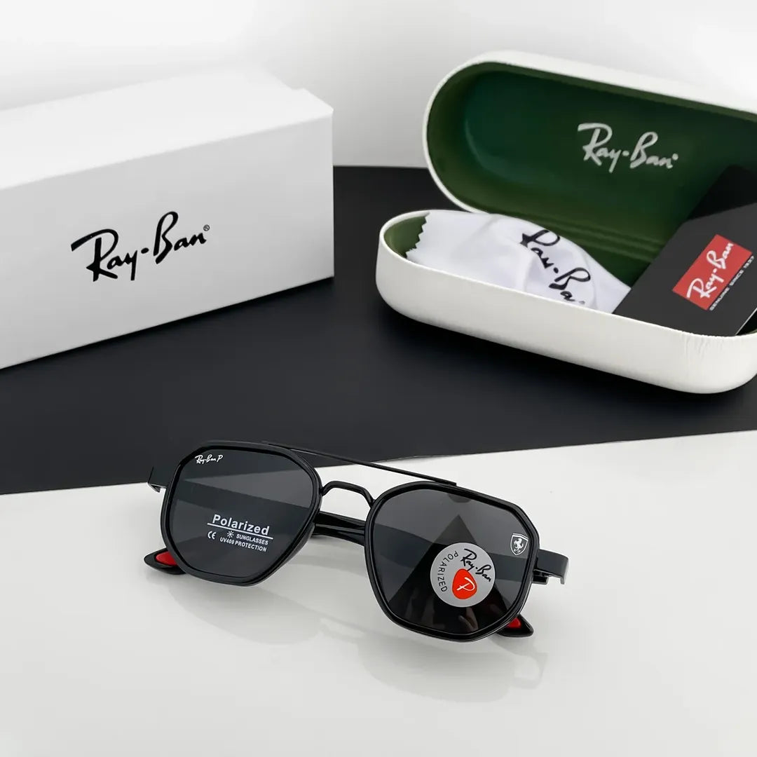 Ray Ban Full Black Sunglass For Daily Causal Evergreen UV Protected For Unisex