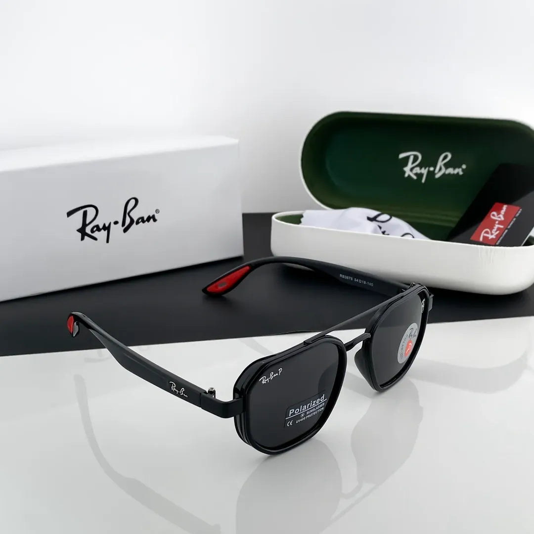 Ray Ban Full Black Sunglass For Daily Causal Evergreen UV Protected For Unisex
