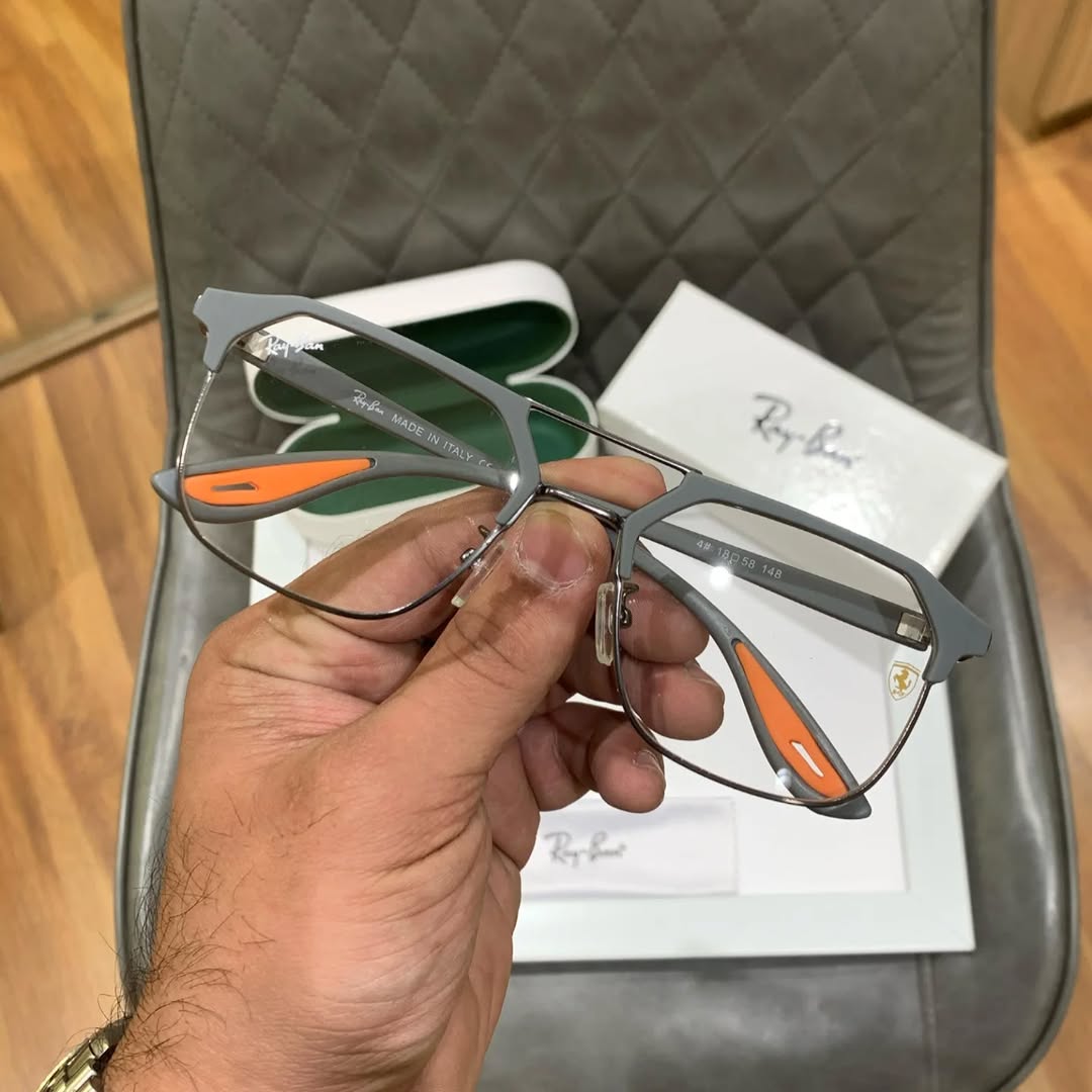 Ray Ban Grey Clear Sunglass For Daily Causal Evergreen UV Protected For Unisex