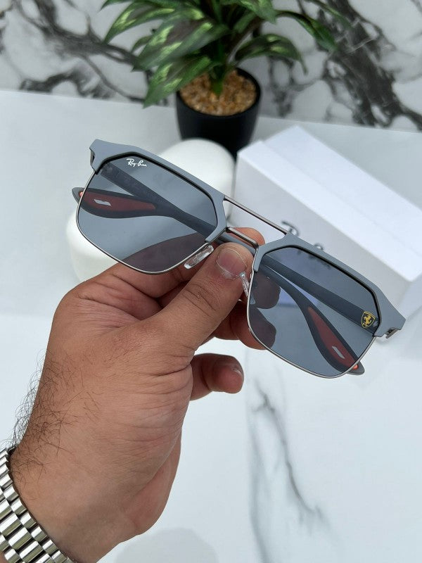 Ray Ban Fancy Grey Clear Eyewear For Daily Causal Evergreen UV Protected For Unisex.