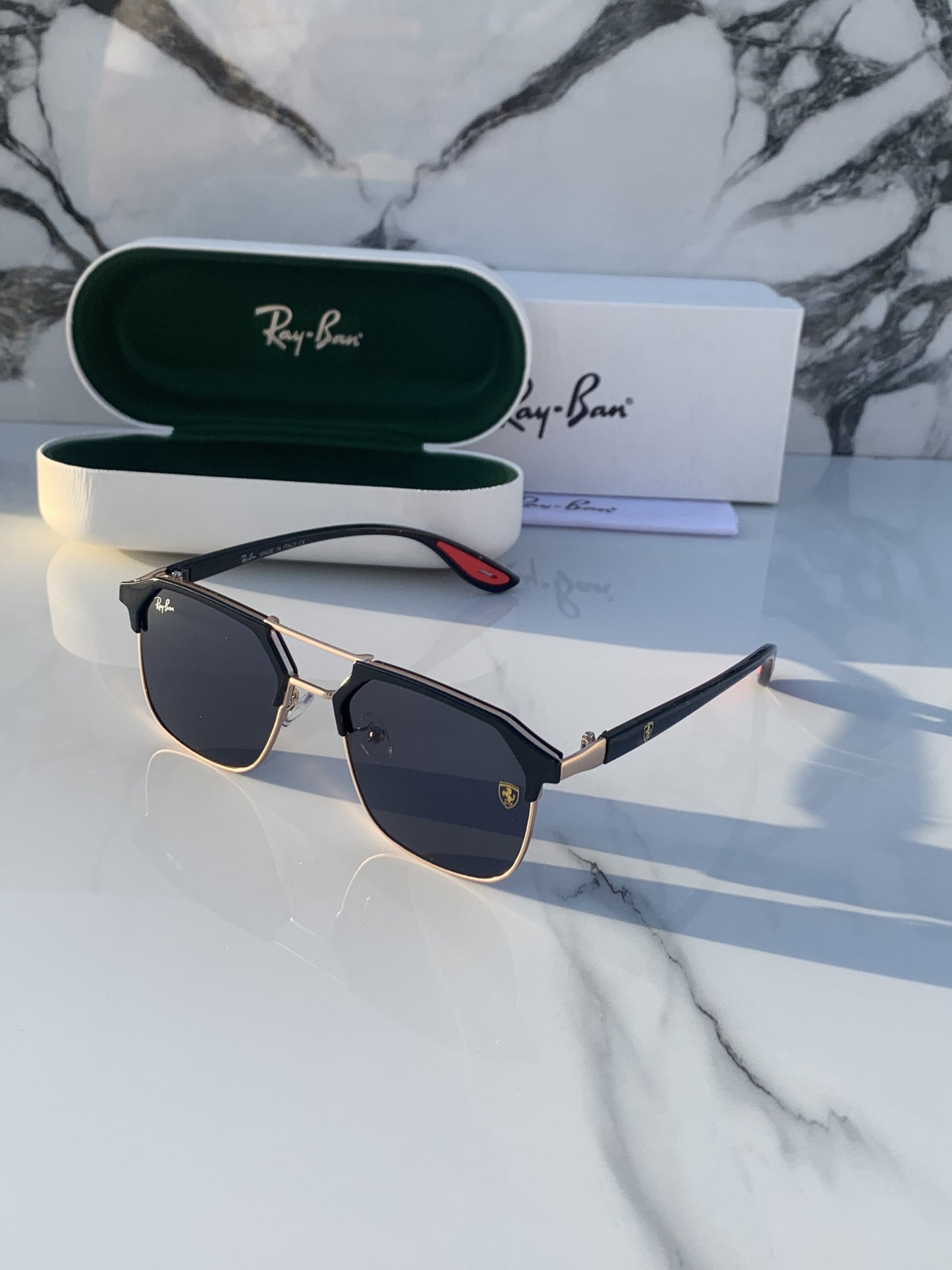 Ray Ban Fancy Grey Clear Eyewear For Daily Causal Evergreen UV Protected For Unisex.