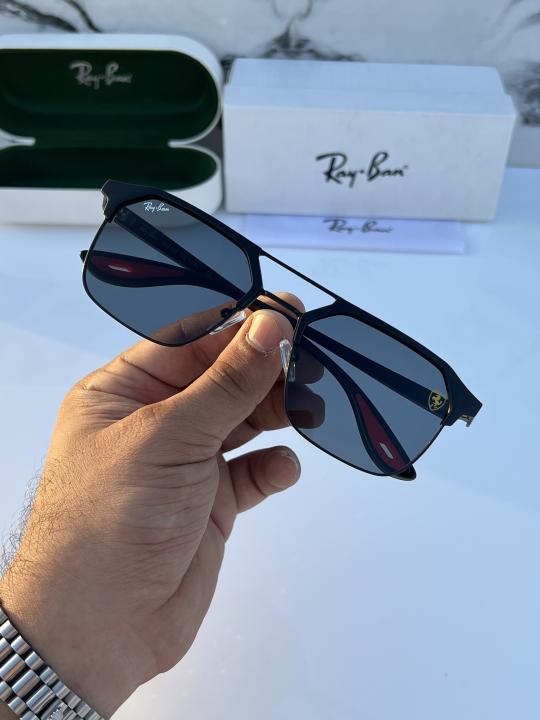 Ray Ban Premium Black Shine Sunglasses For Men Woman