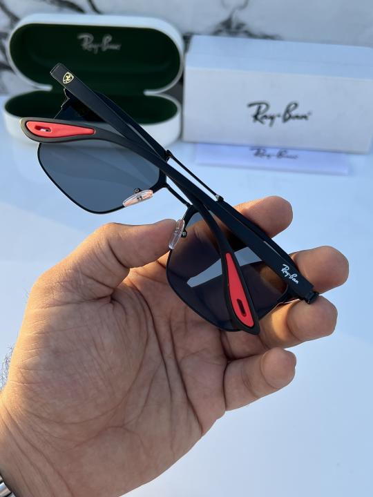Ray Ban Premium Black Shine Sunglasses For Men Woman