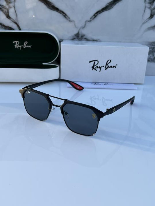 Ray Ban Premium Black Shine Sunglasses For Men Woman