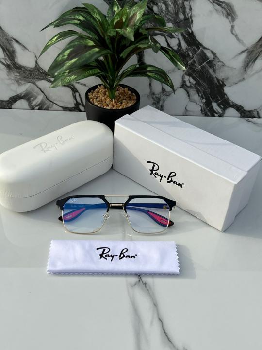 Ray Ban Clear Gold Black For Daily Causal Evergreen UV Protected For Unisex.