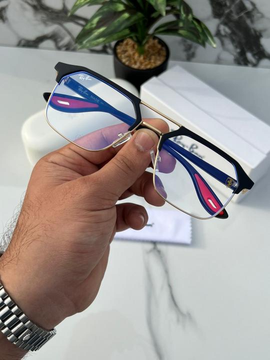 Ray Ban Clear Gold Black For Daily Causal Evergreen UV Protected For Unisex.