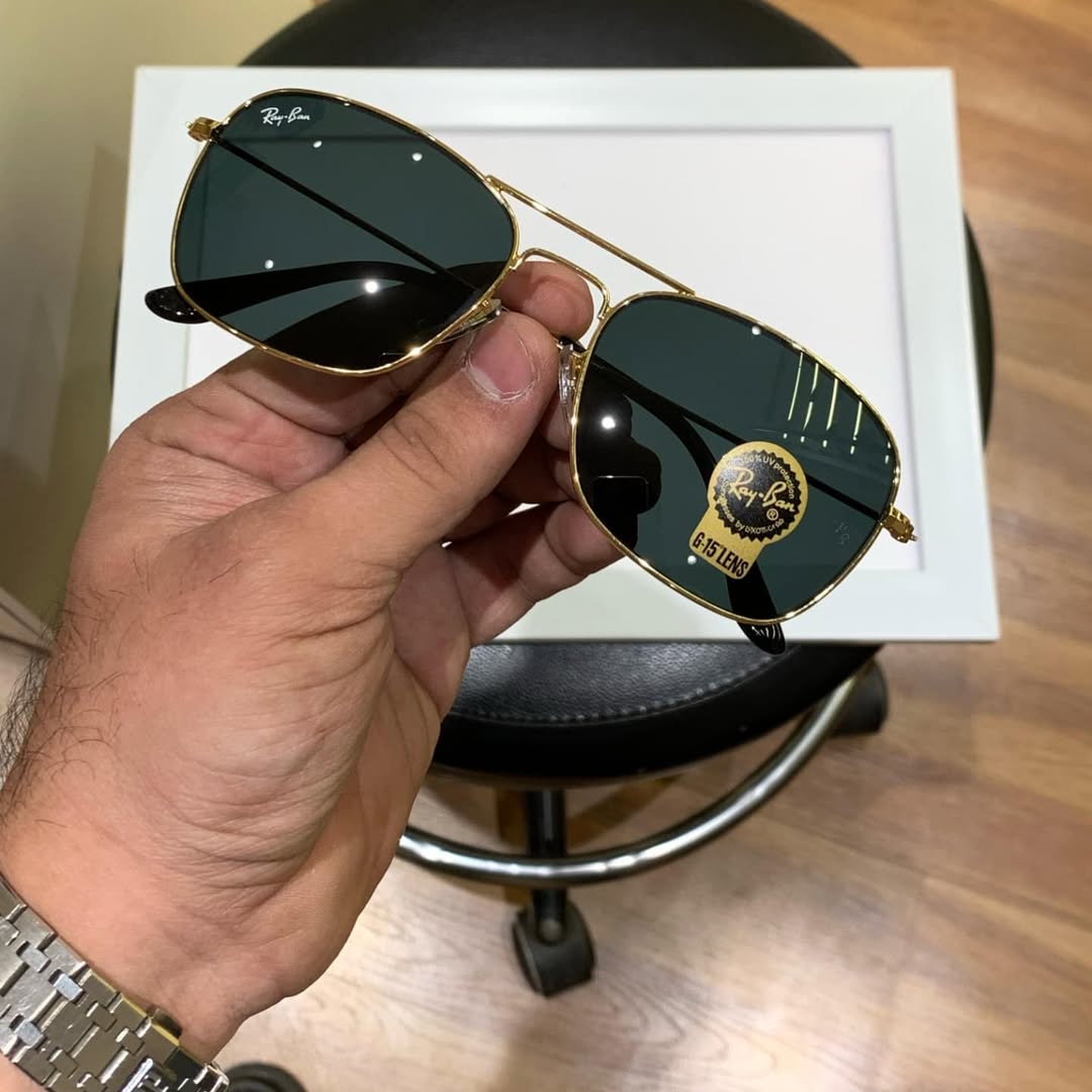 Ray Ban Fancy Sunglass For Daily Causal Evergreen UV Protected For Unisex