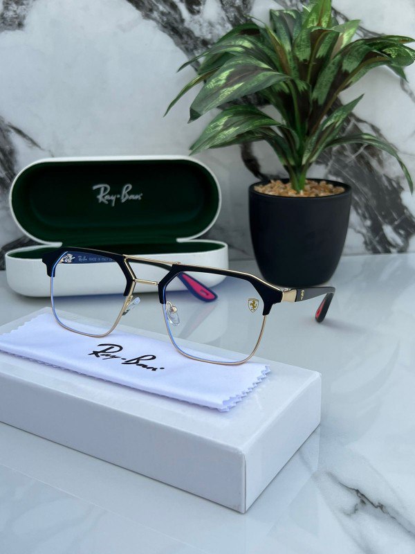 Ray Ban Fancy Grey Clear Eyewear For Daily Causal Evergreen UV Protected For Unisex.
